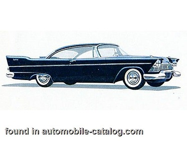 Plymouth Plymouth Savoy 2-Door Hardtop Golden Commando V8 1958