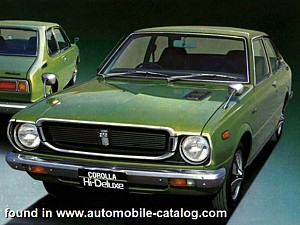 Toyota Toyota Corolla 30 Sedan 1600 Hi-Deluxe 1974