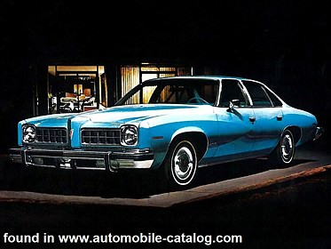 Pontiac Pontiac Le Mans 4-Door Colonnade Hardtop Sedan 350-4 V8 Turbo Hydra-Matic 1975
