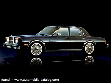 Dodge Dodge Diplomat SE 4-Door 5.2L V-8 1988